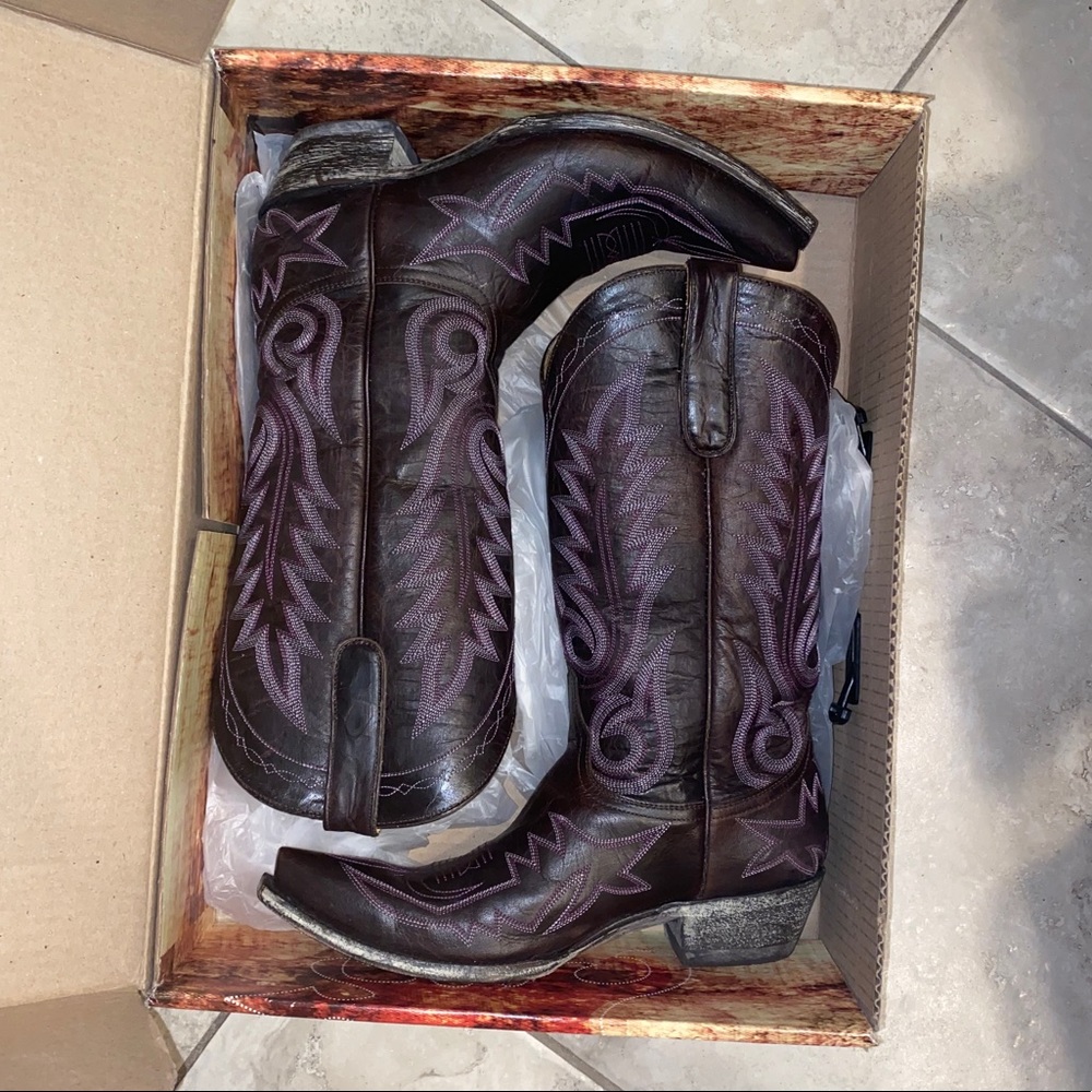 Old Gringo Purple 9.5 Women’s Cowboy Boots